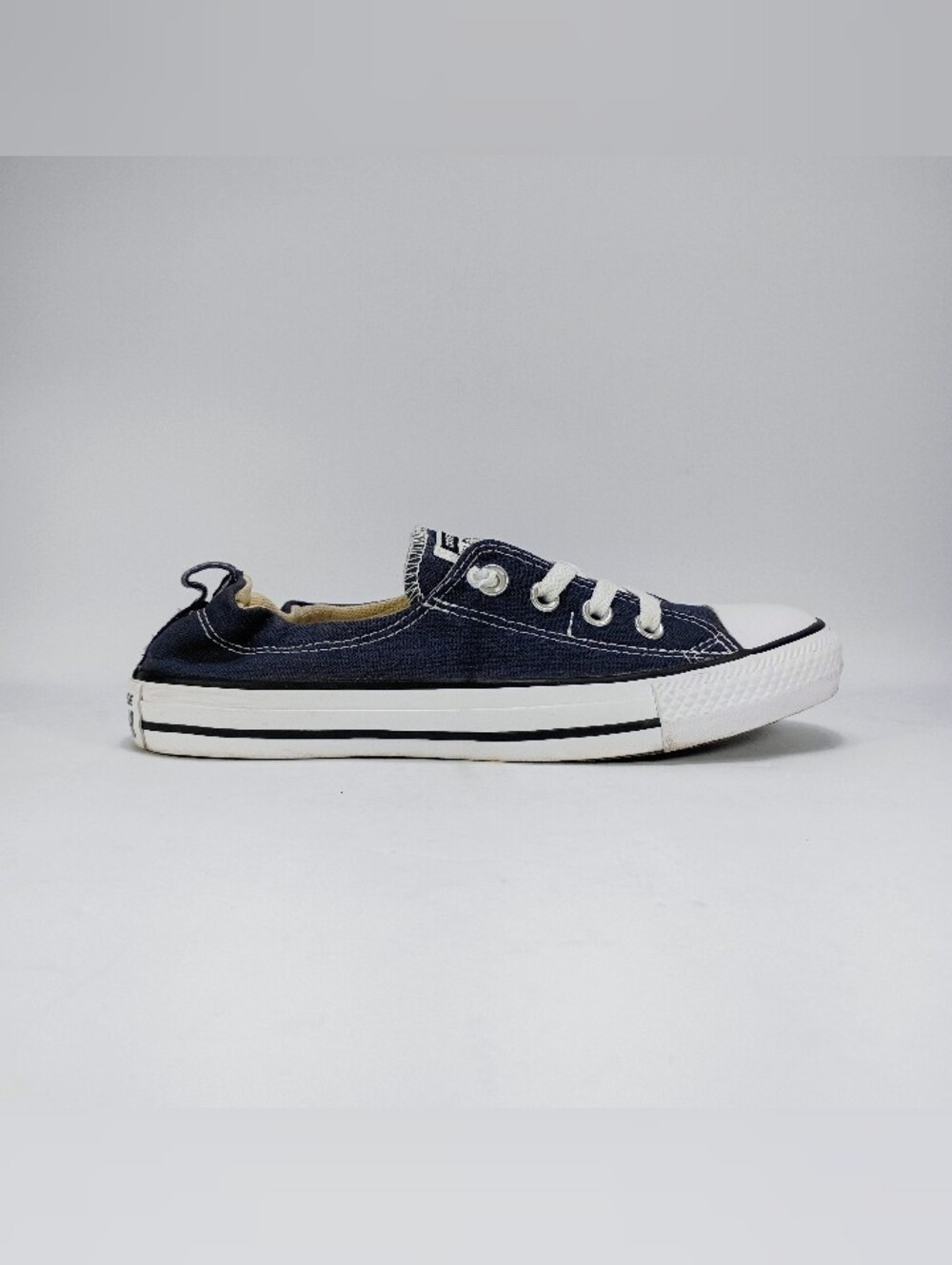 Converse Chuck Taylor All Star Shoreline Womens 8 Navy Blue Slip On Sneakers